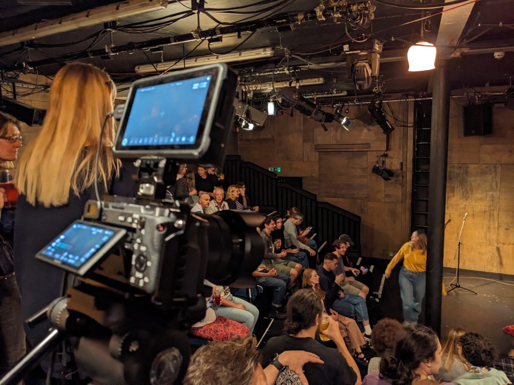 Theatre production filming