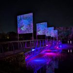 Bridge at night side - Projection Mapping