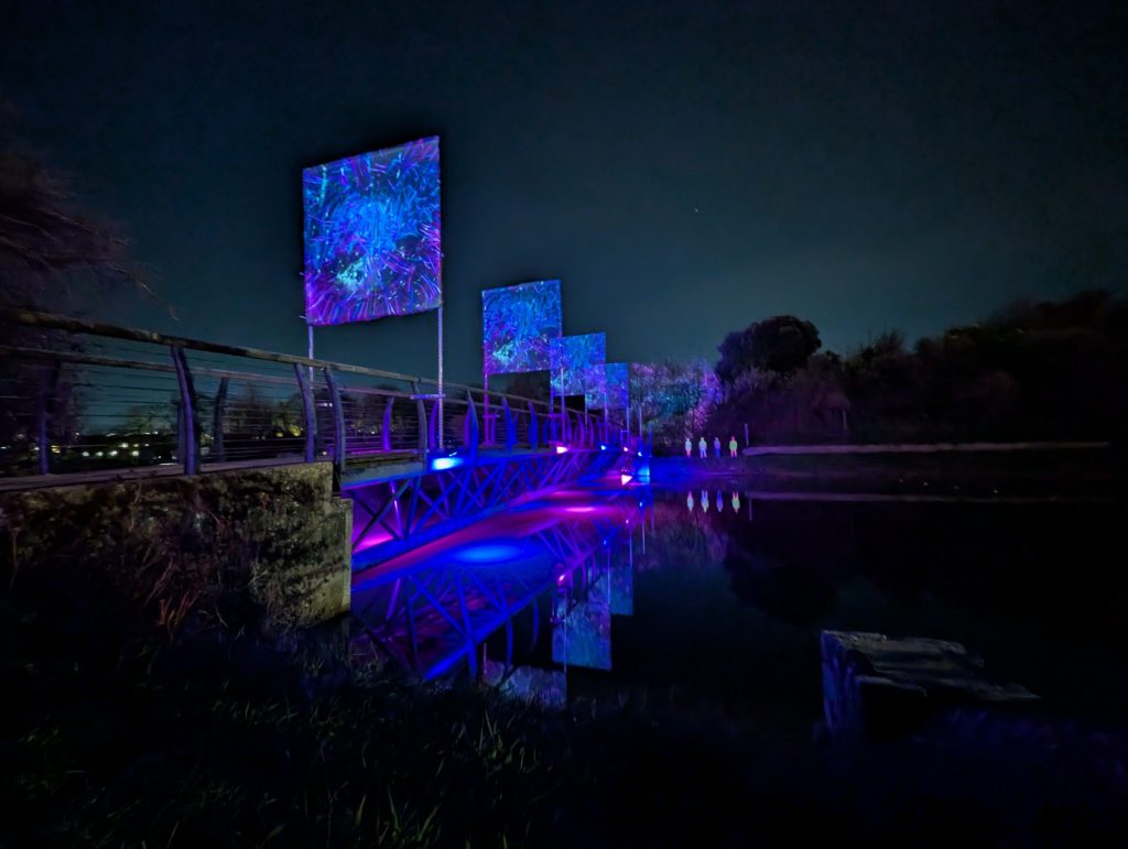 Bridge at night - Projection Mapping