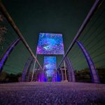 Bridge at night low - Projection Mapping