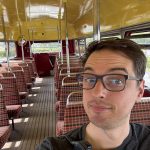James on the Bus